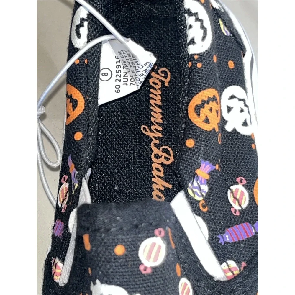 Tommy Bahama Toddler 8 Slip-On Shoes Pumpkins Halloween Glow in‎ the Dark Canvas